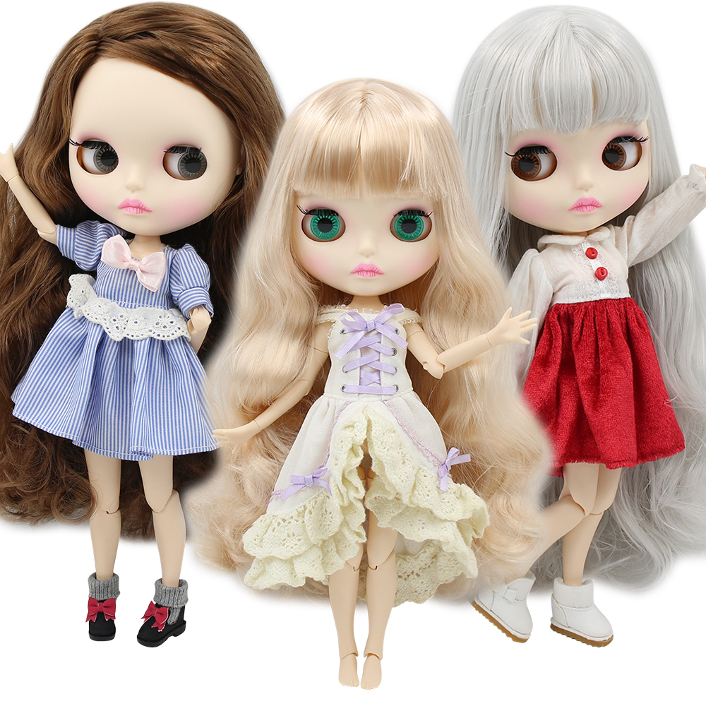Icy Dbs Blyth Pop 1/6 Joint Body Witte Huid Speelgoed Aangepaste Pop 30Cm Bjd Willekeurige Ogen Kleuren Anime Speelgoed meisjes Gift
