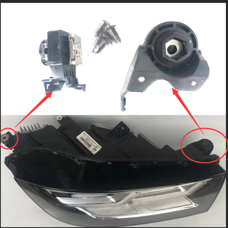 80A998121 80A998122 UNTUK Audi Q5L 2018-20 Perbaikan Bohlam Lampu Depan Klip Helm Braket Pengikat Lampu Kit Perbaikan Lampu Depan 80A 998 121