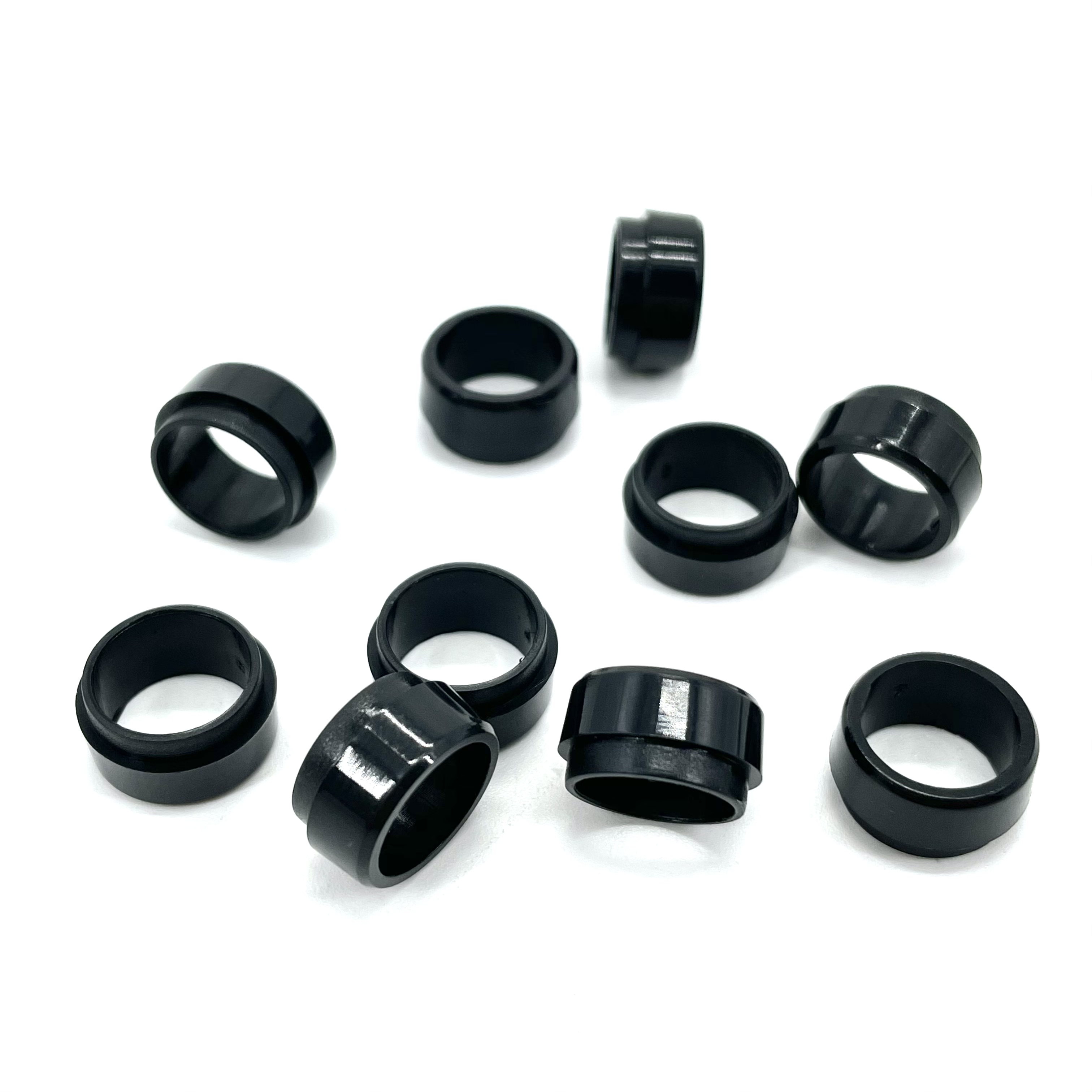 10 peças.335/.350/.370 virolas de golfe para taylormade m1 m2 m3 m4 m5 m6 sim2 driver fairway híbrido eixo manga adaptador virolas