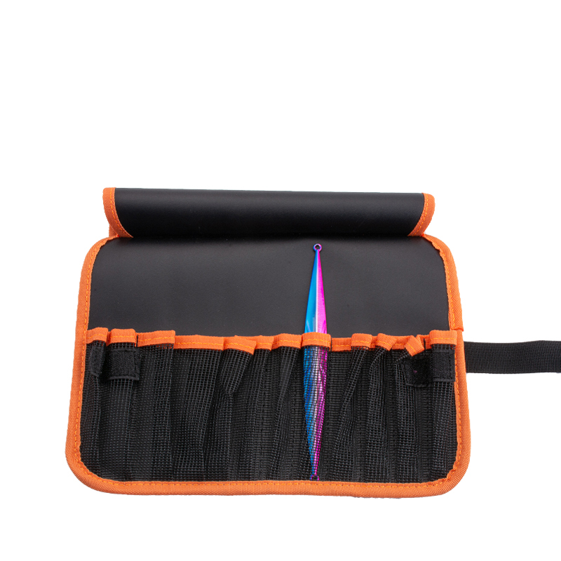 Bolsa de aparejos de pesca, bolsa de cebo de pesca de 31cm x 23cm, plantilla de metal, bolsa de señuelo de pesca, bolsa de jigging, bolsa de pesca