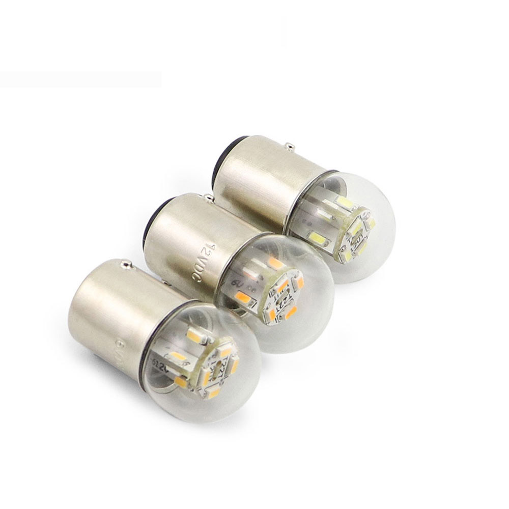 4 pz 6 v Moto Luci A Led G18 R5w R10W 12 v 24 V 48 V Auto Lampadine Attrezzature Indicatore Smd 3014 chip lampada di segnalazione