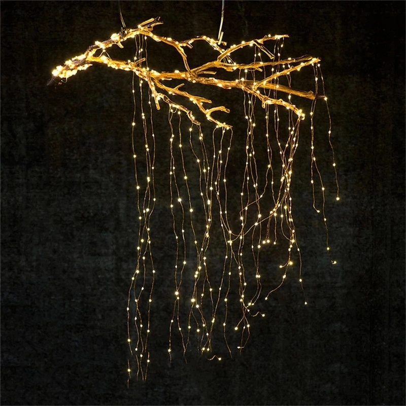 Led-decoratie Verlichting op zonne-energie Buiten Fairy Lichtslingers Straatverlichting Zonnelampen Garland voor vakantietuinverlichting