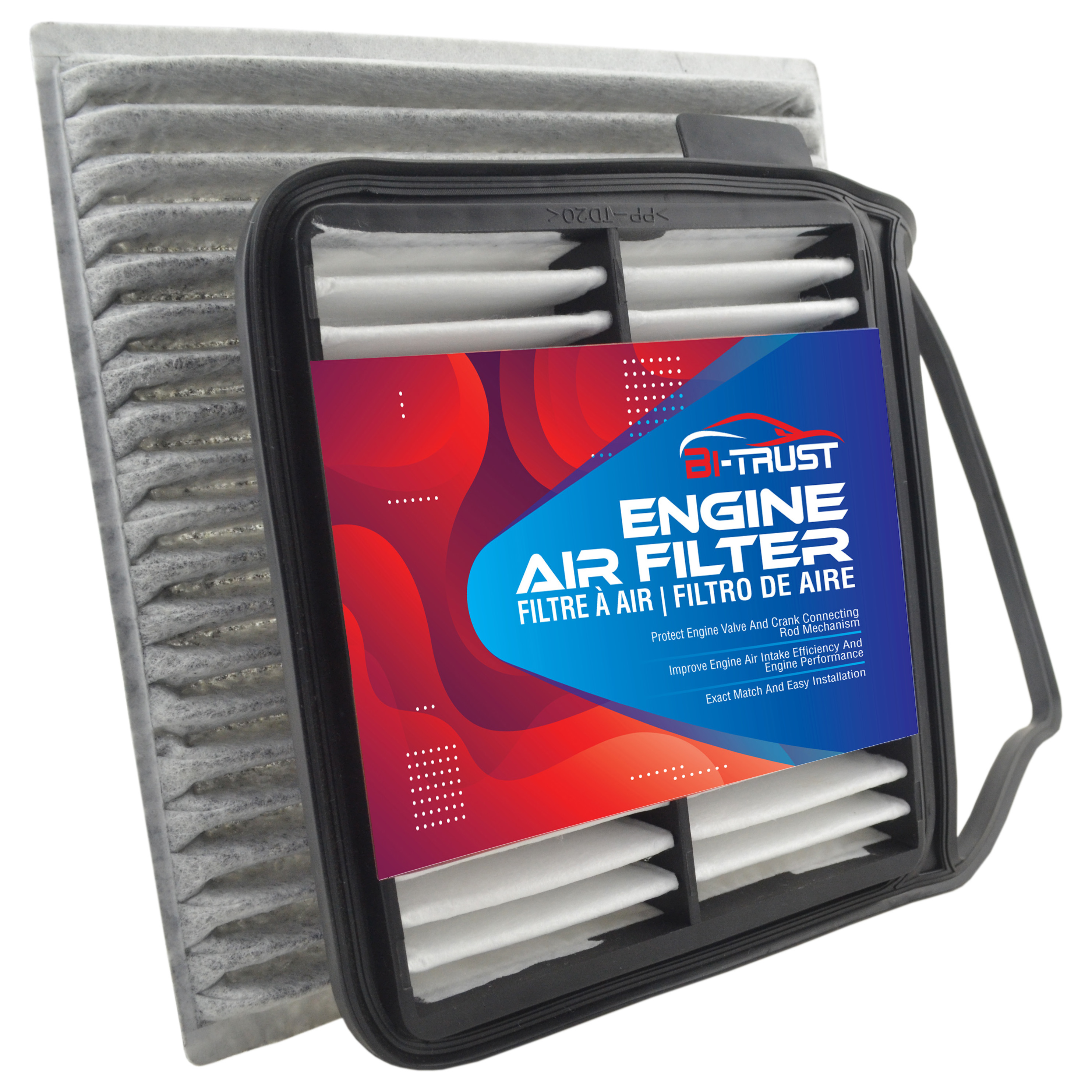 Juego de filtros de aire de cabina y motor bi-trust para 2009 2008 2007 2006 2005 2004 Toyota Prius CA10159,17801-21040