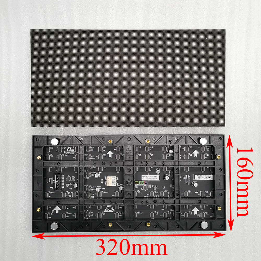 Módulo LED interior p2.5, 320x160mm, HUB75 SMD1515, cuentas de lámpara HD, pantalla LED de paso pequeño