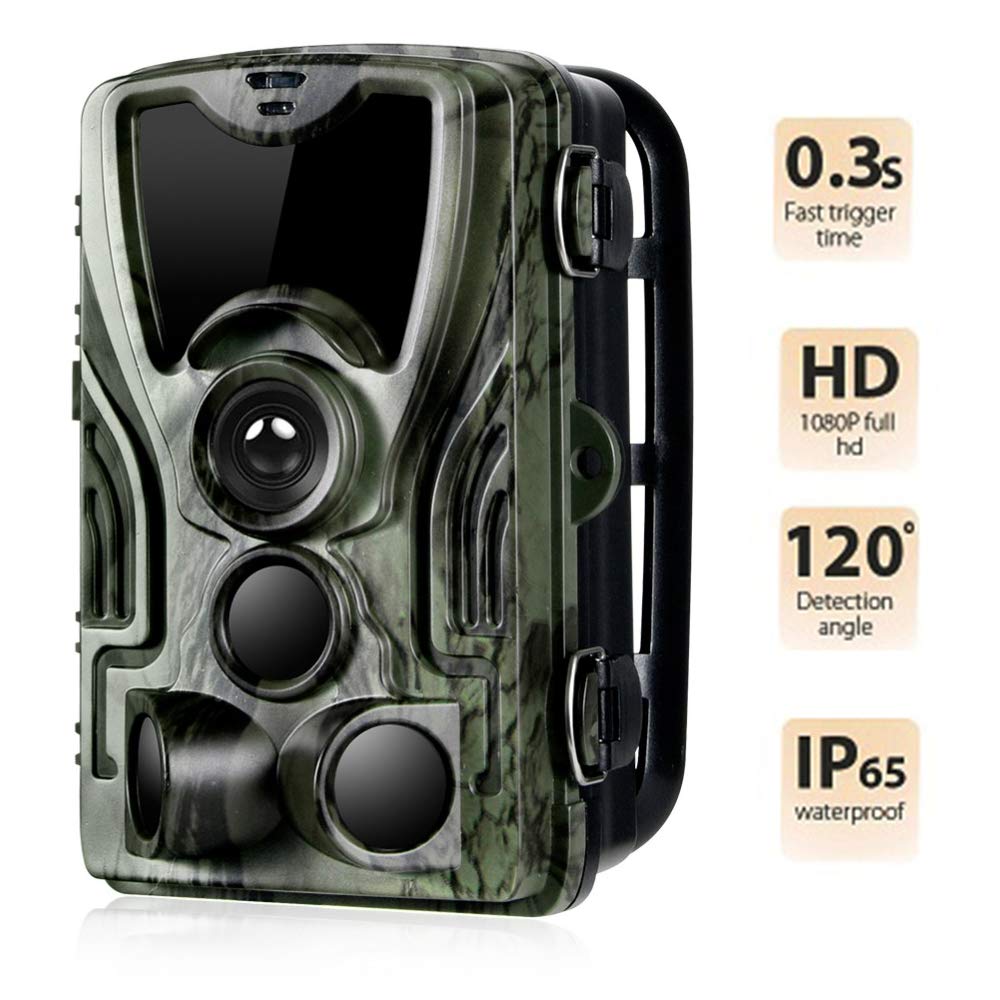 20MP 1080P Săn Đường Mòn Camera Quan Sát Ban Đêm IP65 Chống Nước Máy Ảnh Ảnh Bẫy HC801A Động Vật Hoang Dã Giám Sát