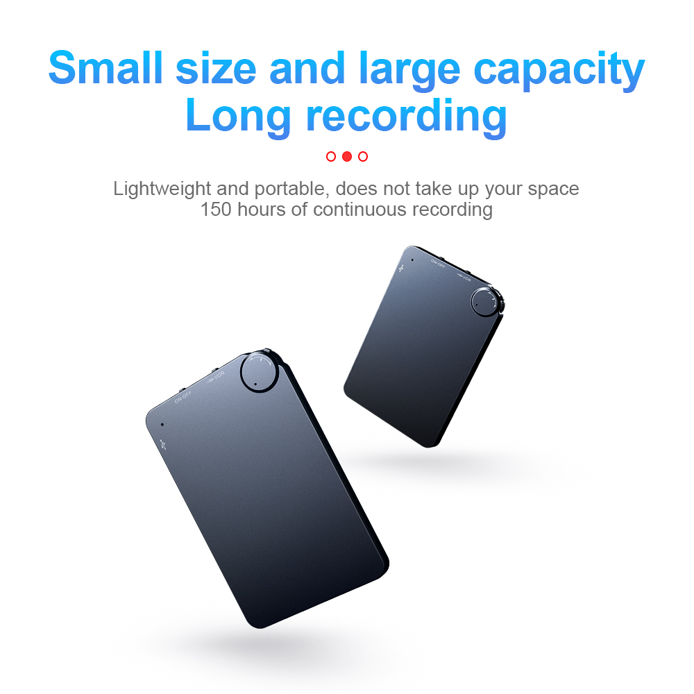 Enregistreur vocal numérique Ultra-fin, 150 heures, Oculta, 32 go, Mini enregistrement sonore professionnel activé, Micro clé USB, Dictaphone