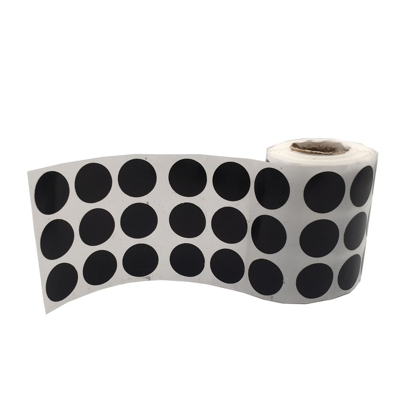4 ​ /5"(2cm) 900Pcs/Roll 검은색 튄 튄 표적 스티커 모든 총, 공기총, BB의 표적 사격을 위한 커버업 패치