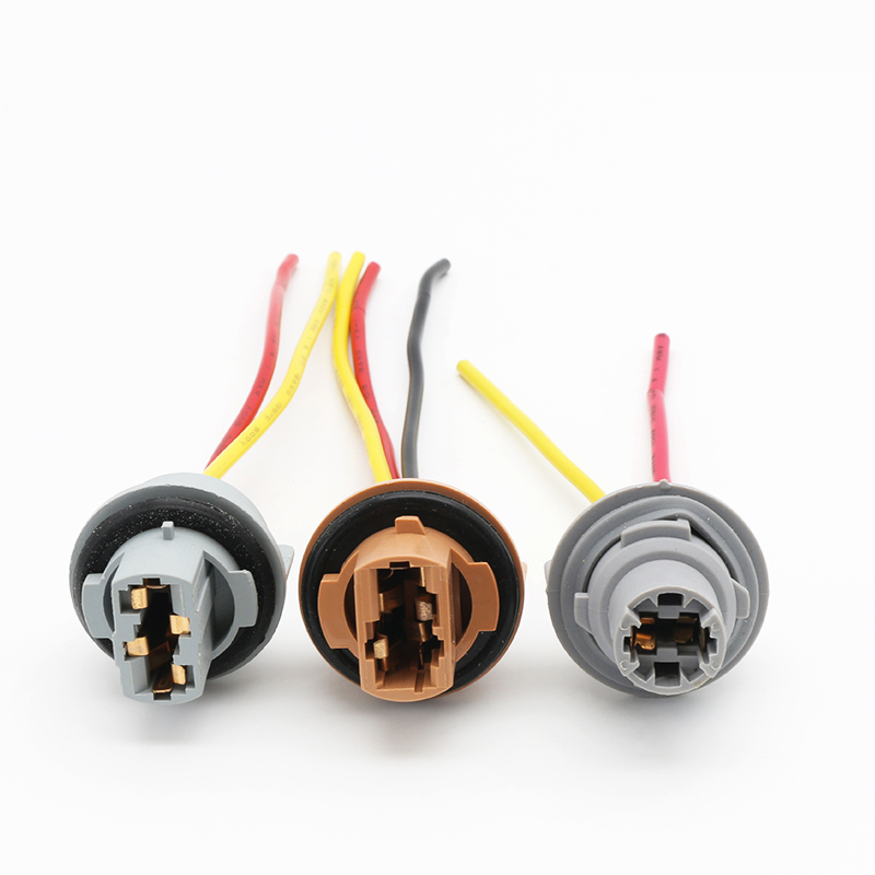 2Pcs T13 T20 7440 7443 Soket Bohlam W21W W21 5W Adaptor Wire Harness untuk Mobil Sinyal Giliran Rem lampu Base Aksesoris