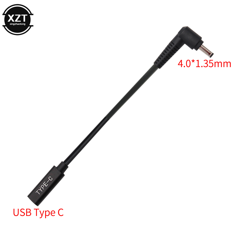 DC Power Adapter 4.0x1.35mm Stekker naar USB Type C Vrouwelijke Connector met Cabe Cord voor Asus Zenbook UX21A UX31A UX32A
