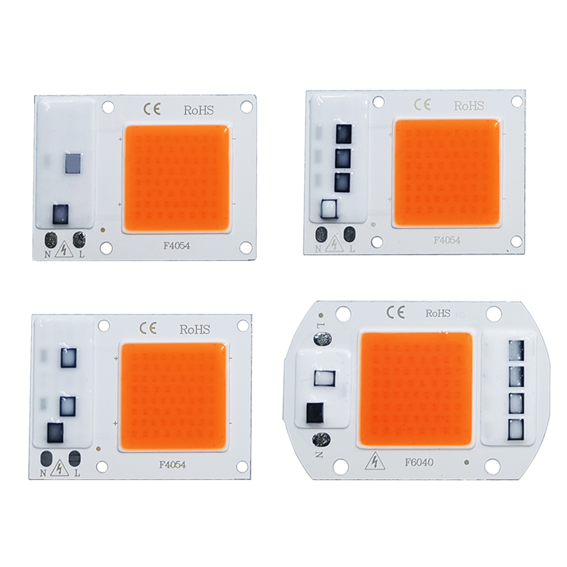 Lampe Phyto à puce LED COB, spectre complet AC 220V 10W 20W 30W 50W, pour culture de semis de plantes d'intérieur et éclairage de croissance de fleurs