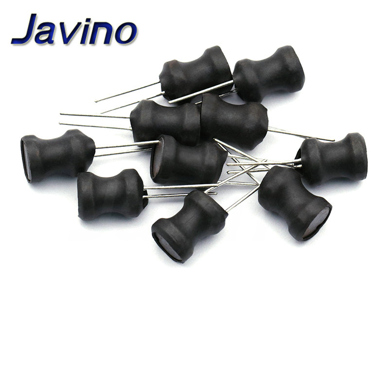 10/50/100 Buah Induktor Daya DIP 6*8Mm 2.2UH 4.7UH 10uH 22uH 100uH 220uH 330uH 470uH 1MH 2.2MH 4.7MH Induktansi 6X8mm 2 Pin