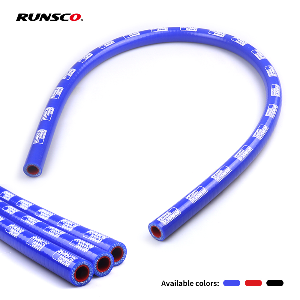 ID 12Mm 14Mm 16Mm 19Mm Silikon Lurus Coolant Efficiency Intercooler Turbo Pipa 1 Meter