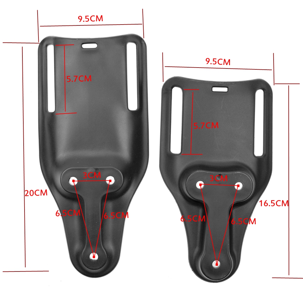 QLS Paltform Gun Holster Adapter Low-Ride Universal Belt Loop für 2" Belt Breite Universal Pistol Holster Zubehör