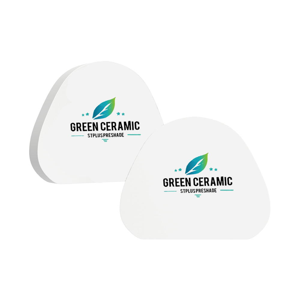 Green SHT Preshade Zirconia disket 16 warna untuk mesin penggilingan Cad Cam Amann Girrbach