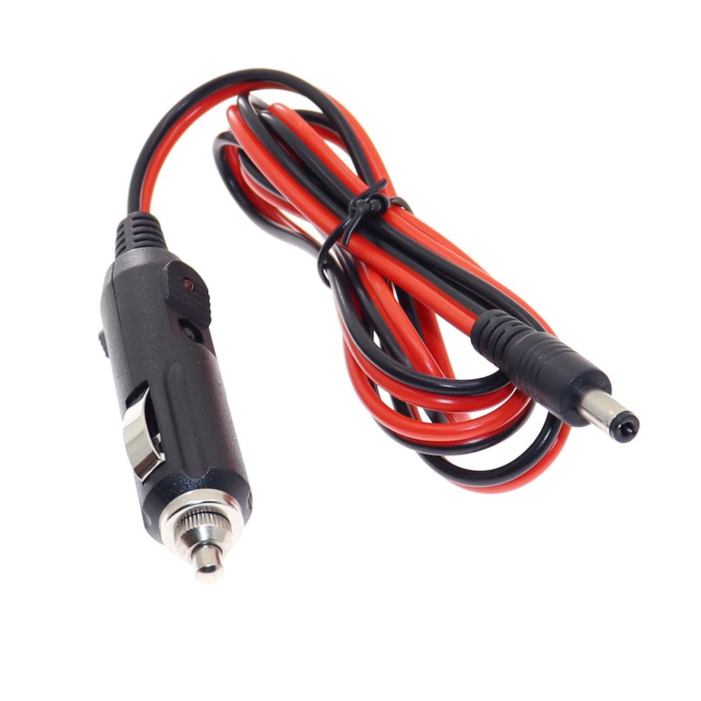 Neues 12V 5A DC Auto-Zigarettenanzünder-Ladegerät mit 3A Sicherung, universeller Netzadapter, DC-Stecker 5,5x2,1mm, Kabel 1,2m