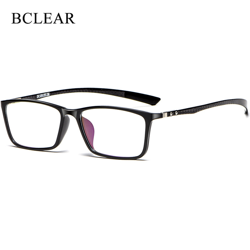 CLEAR Ultralight Koolstofvezel Optische Brilmontuur Business Bijziendheid Verziendheid Brillen Frames Bril Mannen Vrouwen Mode
