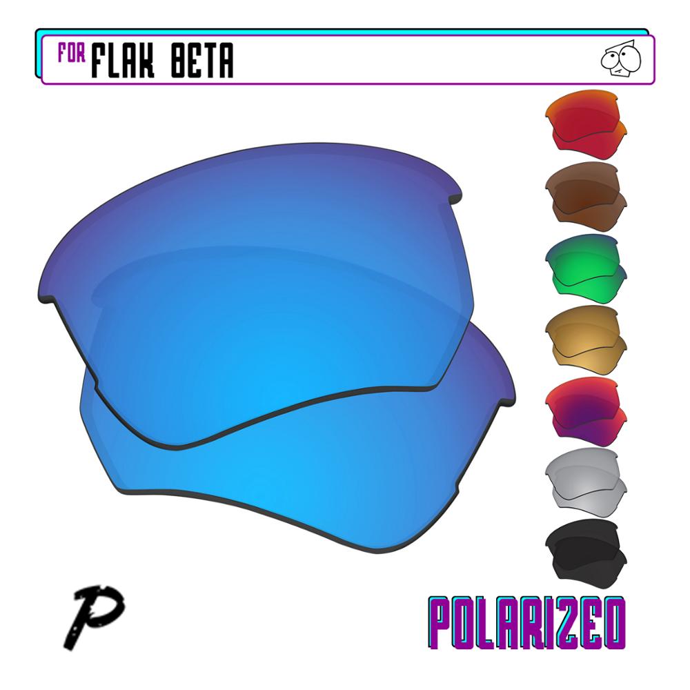 EZReplace – verres polarisés de remplacement pour lunettes de soleil Oakley Flak Beta, plusieurs Options