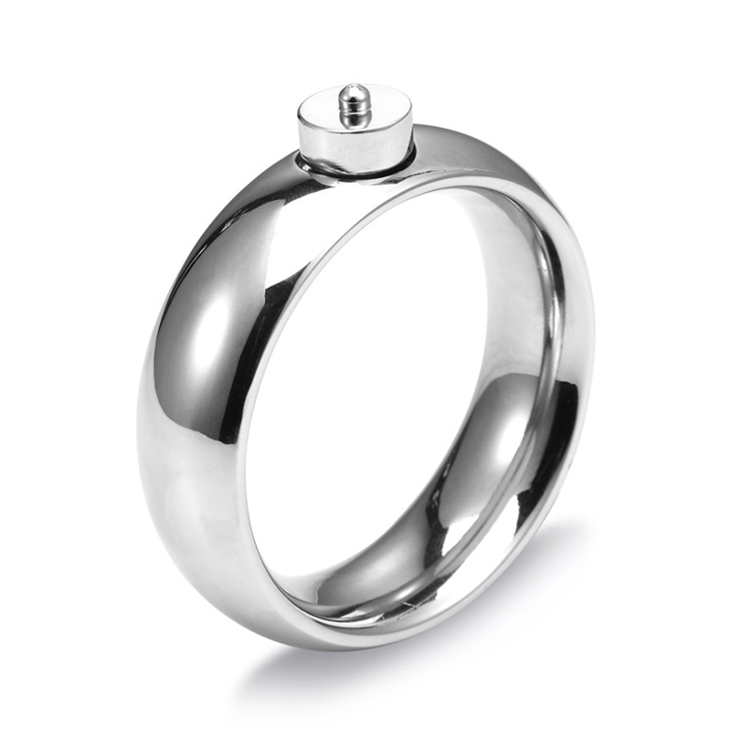 Anillo de pene masculino de acero inoxidable, anillo de pene eléctrico de choque, conector uretral para pene, estimulación electroimpactante, Juguetes sexuales para hombres