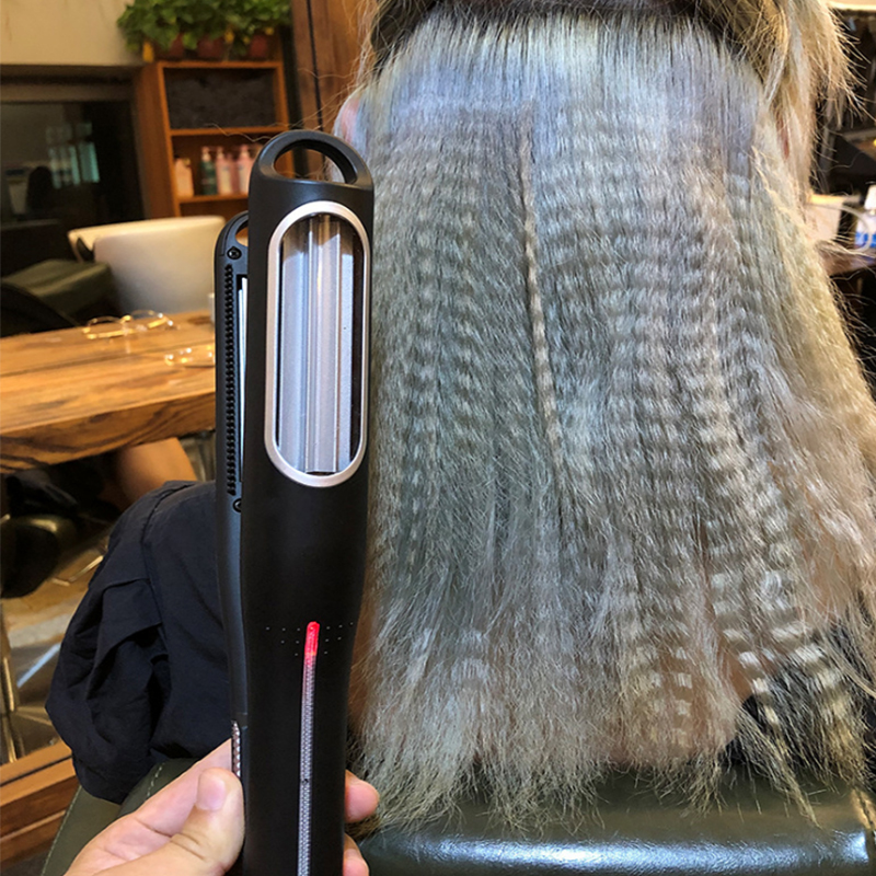 Attelle à sertir pour cheveux, fers à maïs ondulés à friser automatique, bigoudi ondulé, fer plat en céramique