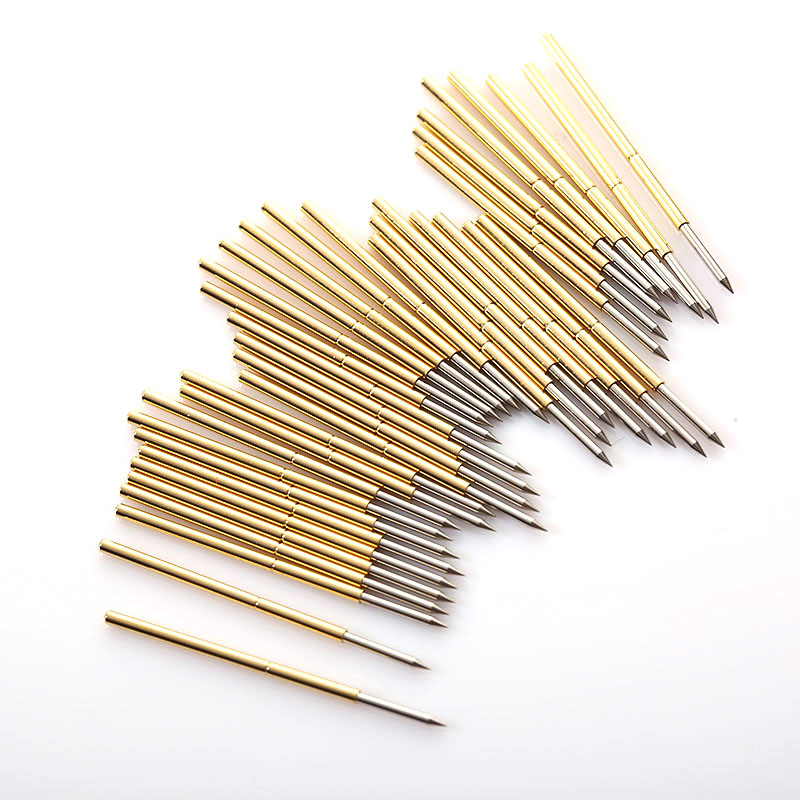 100 Pz/pacco Sonda di Prova a Molla P100-B1 Dritto Tubo Dell'ago A Punta Diametro Esterno 1.36mm Lunghezza Dell'ago 33.35mm Pogo Pin