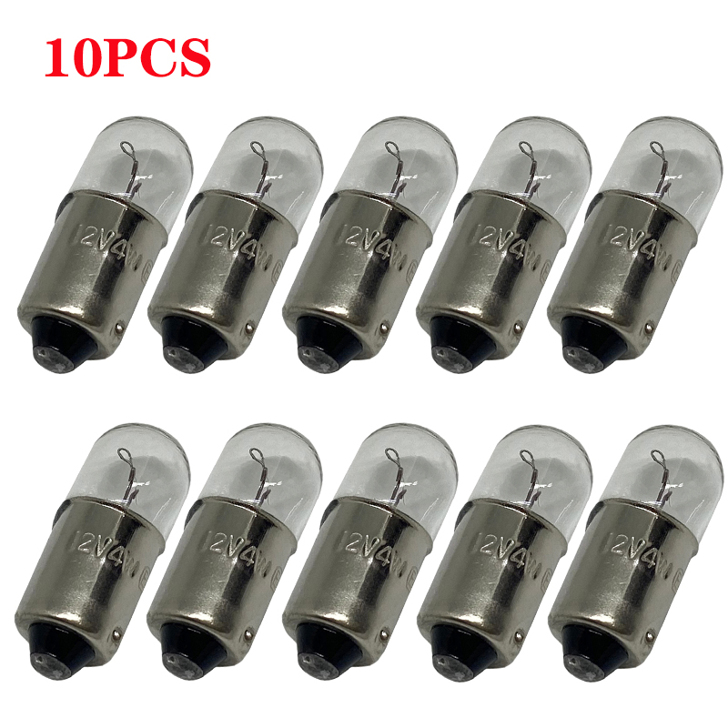 10 pz T4W T8.5 Ba9s 12V 4W indicatori di direzione originali luci di parcheggio lampade di ingombro lampadine di retromarcia lampadina alogena per auto