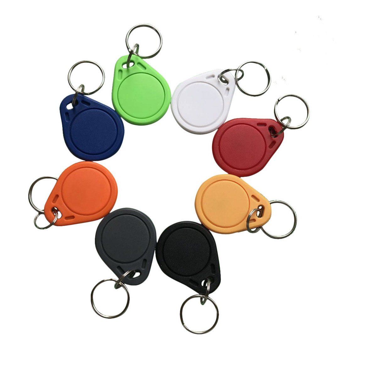 MIFARE Classic 1K fob 13,56 mhz RFID Tag ABS ISO 14443A ключ 8 цветов (упаковка из 100)