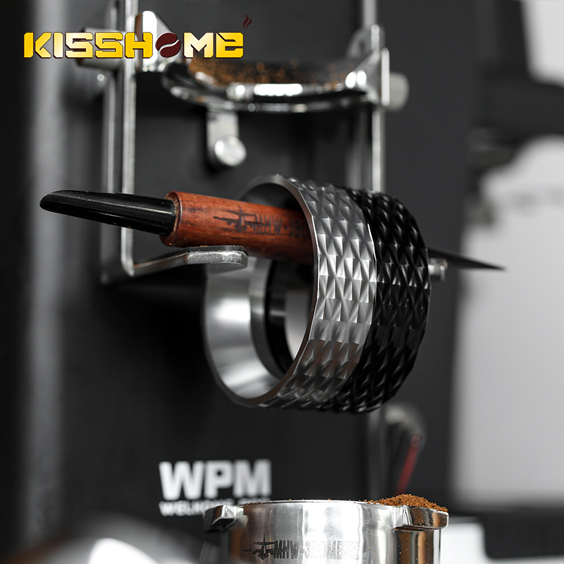 Mangkuk pembuat bir, magnet 51MM cincin dosis pintar, bubuk kopi untuk corong Portafilte Espresso Barista