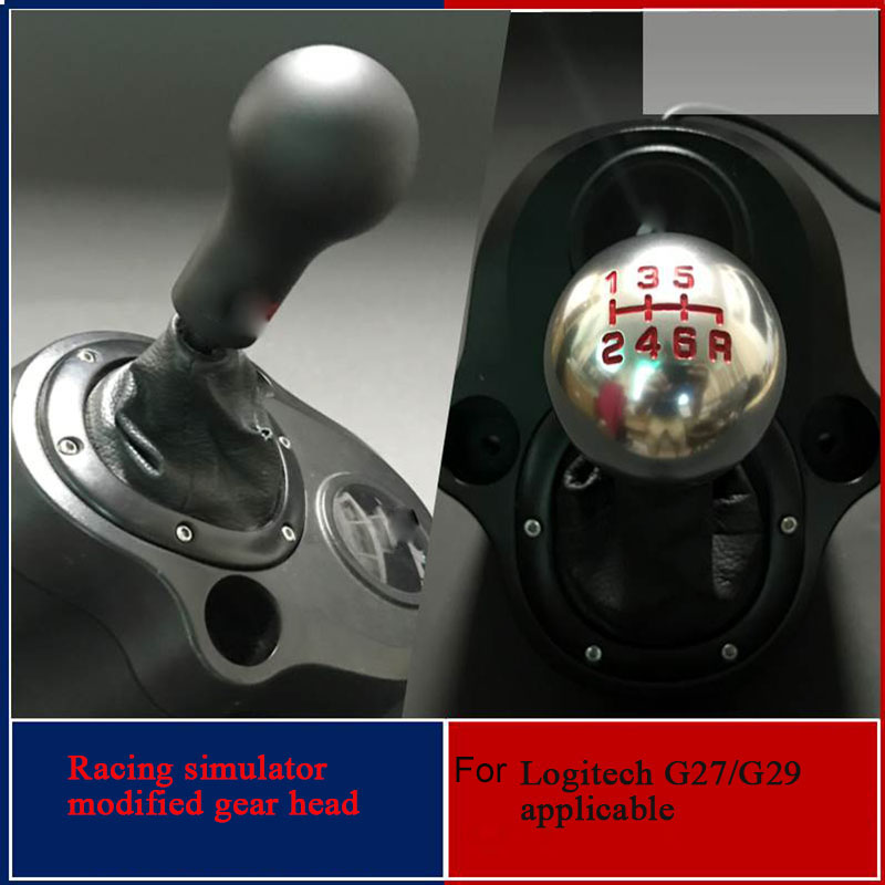 Tête de changement de vitesse manuelle pour Logitech G29 G27, Modification, accessoires en alliage d'aluminium, tête d'engrenage personnalisée