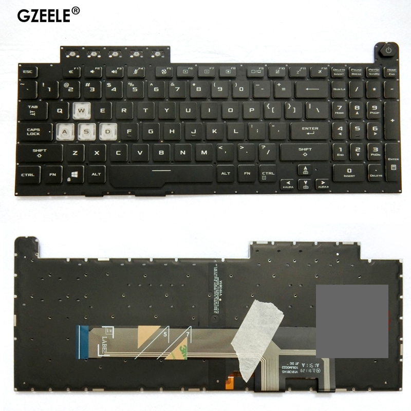 Teclado estadounidense para ASUS TUF Gaming A15 FA506 FA506iu FA506iv Fa506ii TUF A17 FA706 Fa706ii FA706iu FX506 FX506L FX706 FX706H TUF706