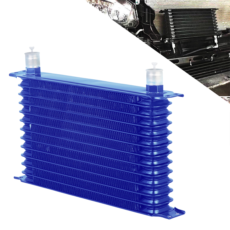 UNIVERSAL Aluminium 7/13/15 Reihen ÖLKÜHLER 10AN-AN10 MOTOR GETRIEBE ÖLKÜHLER KIT VERTRAUEN TYP