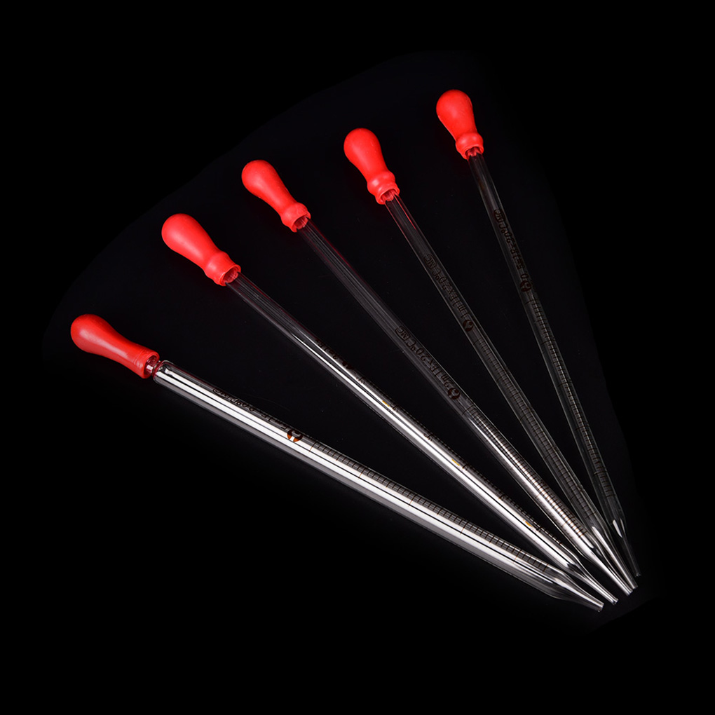 1 Kính Tốt Nghiệp Pipet Cao Su Bóng Đèn Phòng Học Thí Nghiệm Ống Nhỏ Giọt Pha Chế 0.5Ml 1 2Ml 3Ml