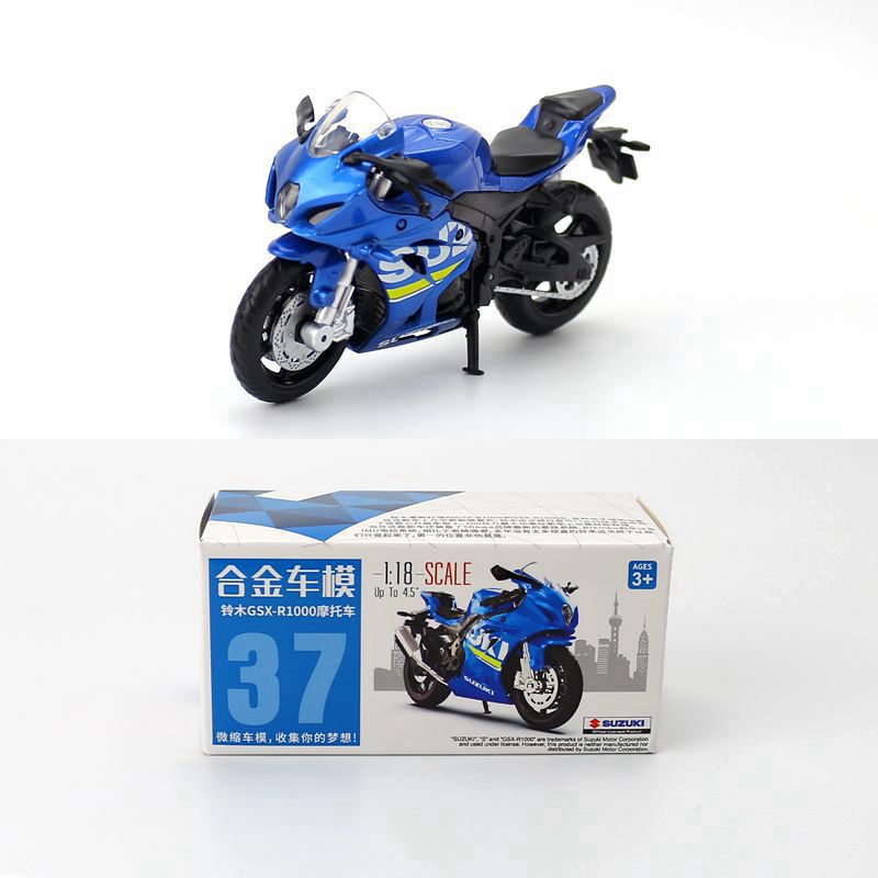 Tỉ Lệ 1:18 Suzuki GSX-R1000 Hợp Kim & Nhựa Xe Máy Cho Bộ Sưu Tập Người Bạn Trẻ Em Quà Tặng