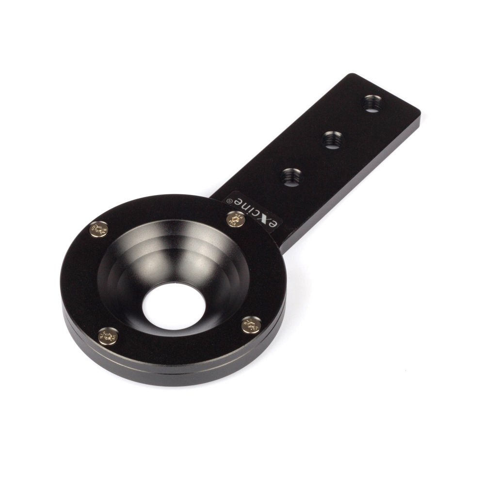 75mm Demi Boule Filles Type pio Adaptateur Cradle Convertisseur FR Vidéo Film Caméra Grue Trépied scanner Tête Rail Curseur Chariot HBA-75C