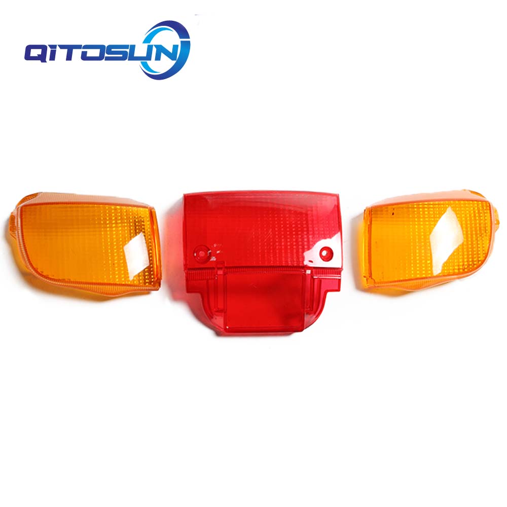 Lampu Belakang Motor Cover Rem Ekor Penutup Lampu Rem Belakang Lensa untuk YAMAHA JOG 50 APRIO 4JP