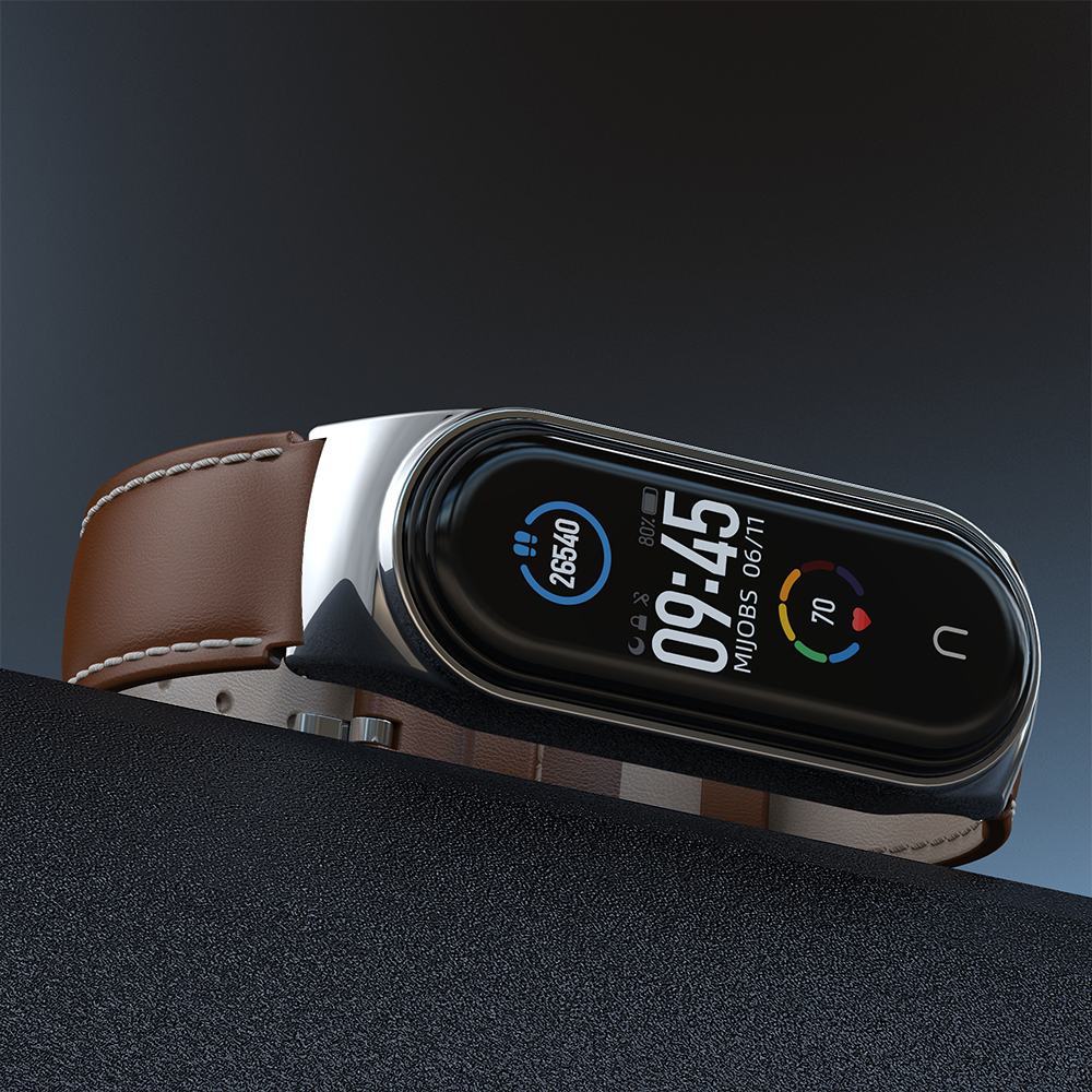 Dla Mi Band 10 9 8 7 6 5 Pasek skórzany Dla Xiaomi Mi Band 9 Bransoletka Miband 8 7 6 5 Opaski na rękę Nowy styl Pasek Mijobs Design