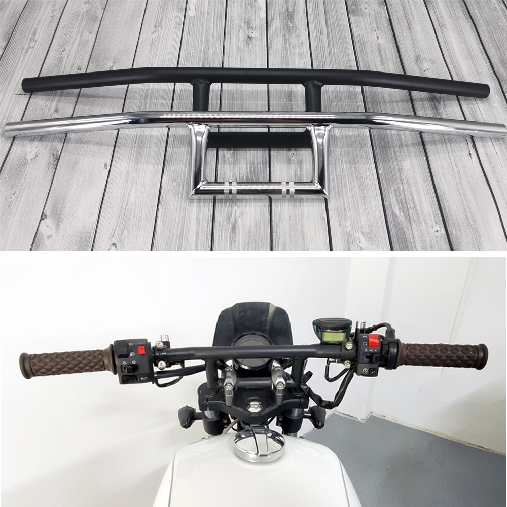 รถจักรยานยนต์22Mm Handlebar Vintageรถจักรยานยนต์จับบาร์Cruiser Bobber Chopper Sportster Scrambler 7/8 ''Classicพวงมาลัย
