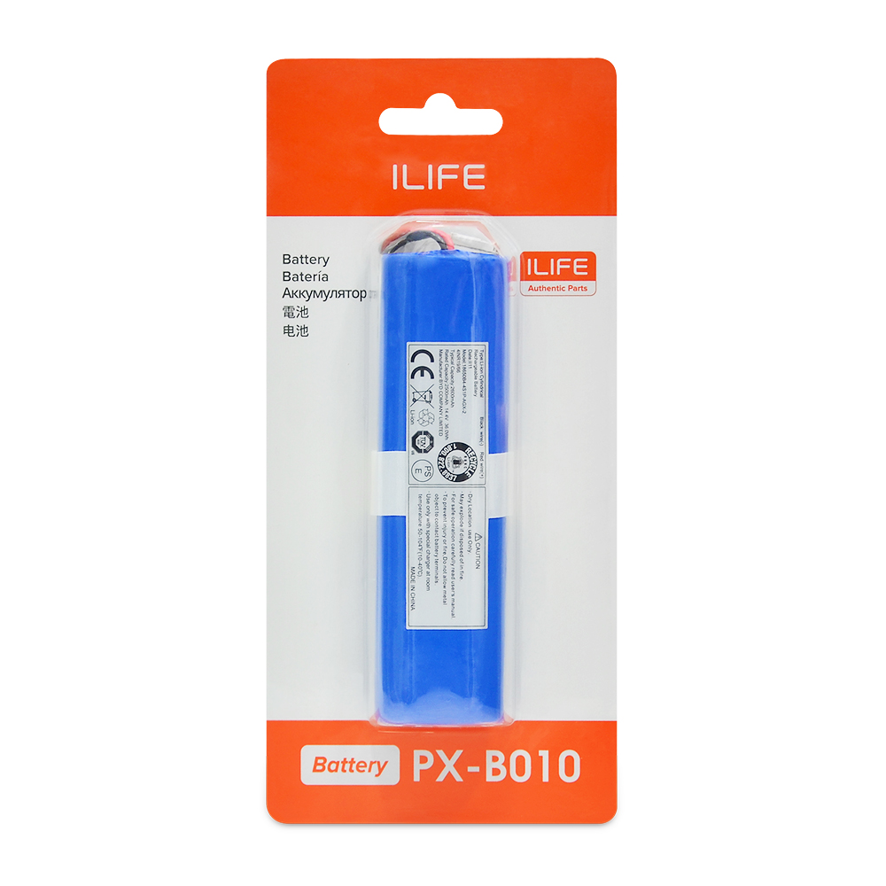 Batería ILIFE Li-lion para V3s Pro, V5s Pro, V8s, V8 Plus, V80, V80 Max, V80 Pro, V3s Max 2600mAh 14,4V PX-B010
