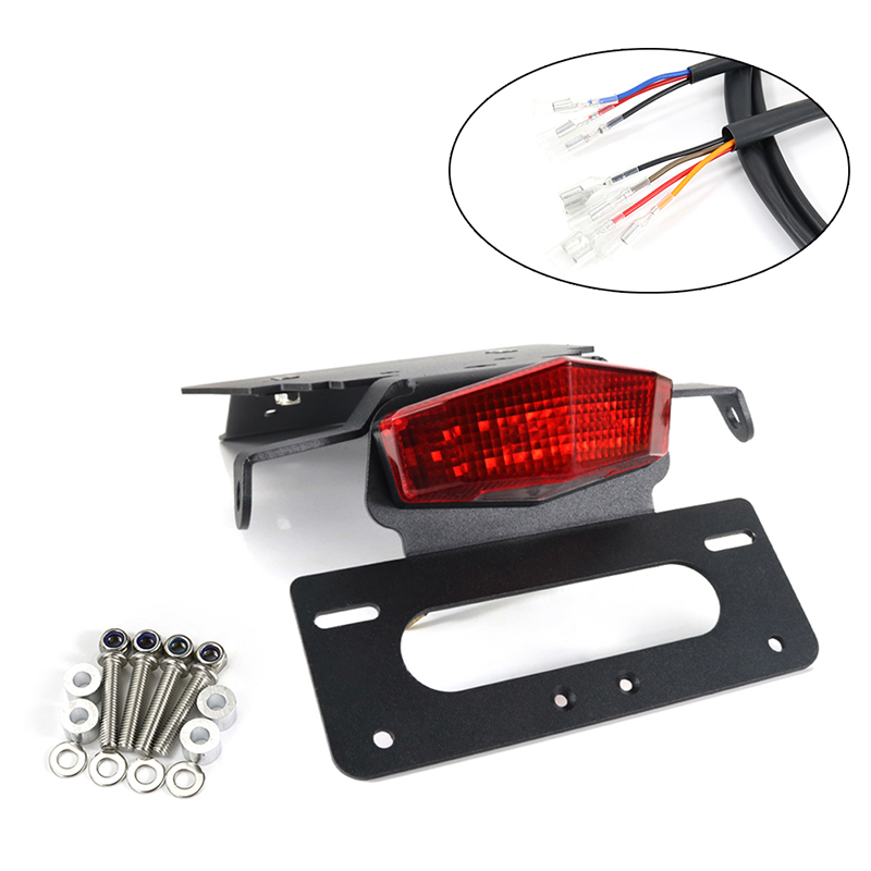 Pasuje do Triumph Bonneville T100 / SE / SCRAMBLER / THRUXTON numer uchwyt na tablicę rejestracyjną tylna ramka mocowana do błotnika Eliminator kit