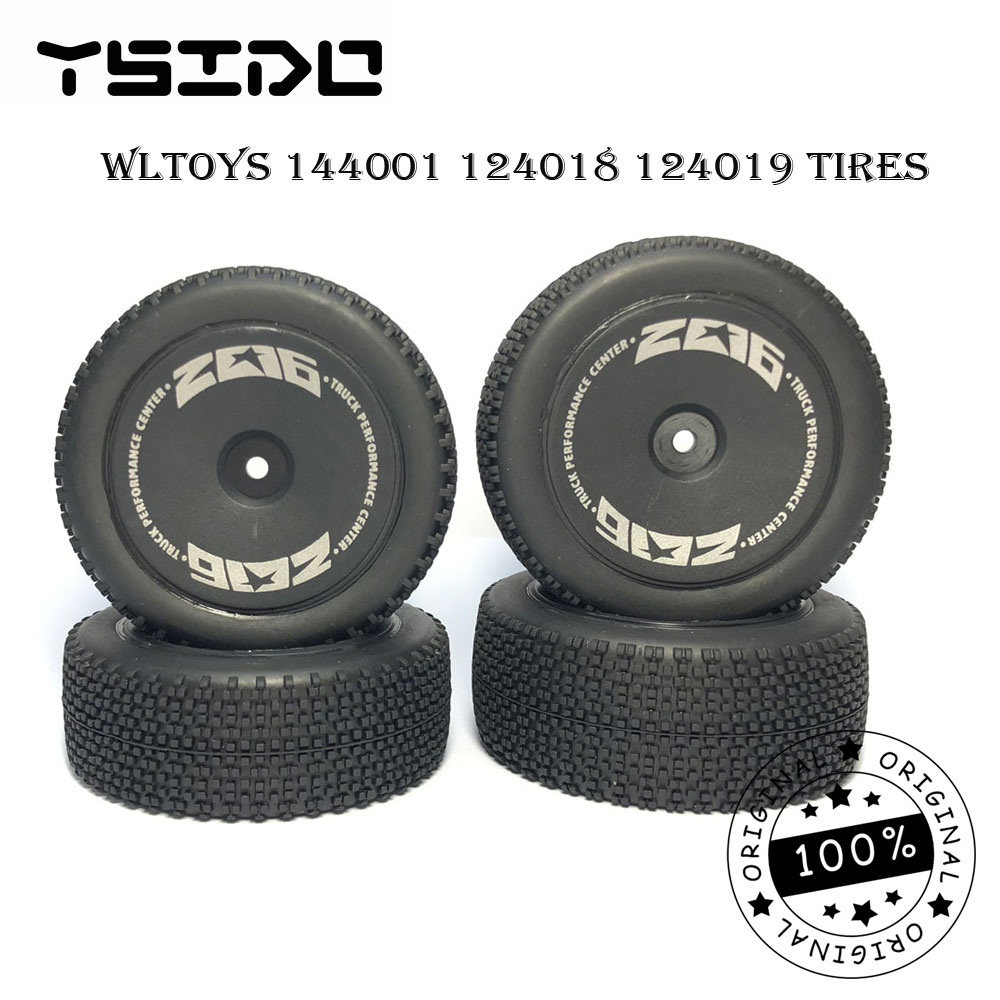 Oryginalny Wltoys XK 144001 144010 124018 124019 124017 124016   Przednie tylne opony 12 HEX do samochodów terenowych 1/12 1/14 1/16 RC Tryes
