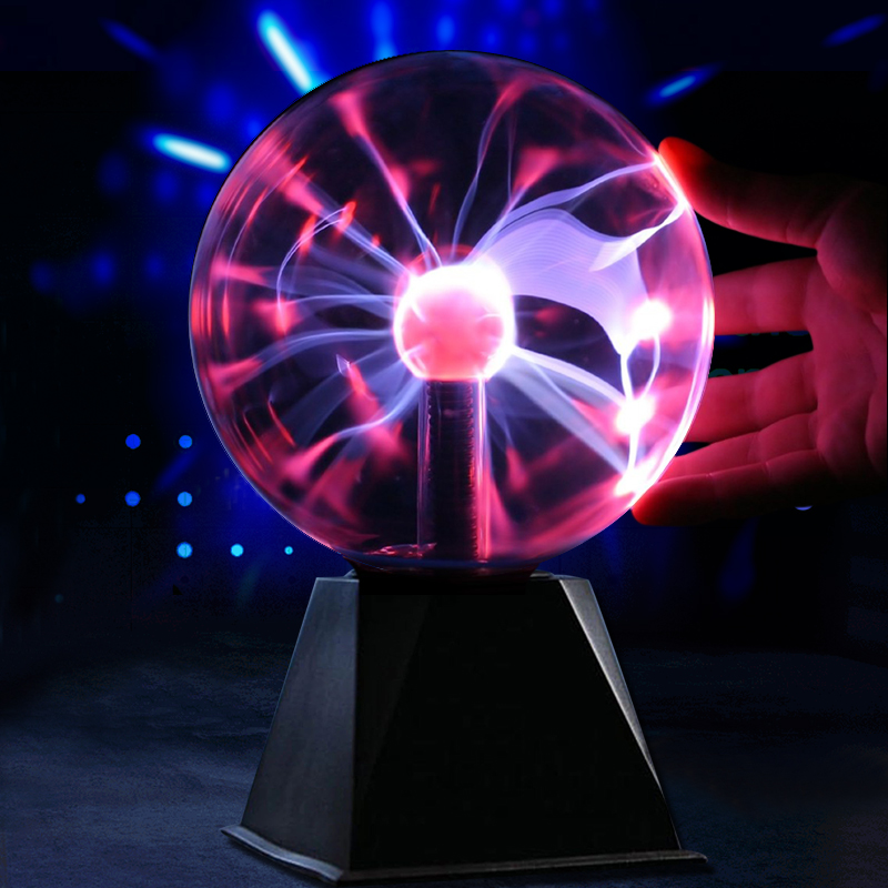 Novedad, iluminación, lámpara mágica de bola de Plasma, luz nocturna de 3/4/5/6 pulgadas, lámpara de Lava, regalo de Navidad para niños, lámpara de cristal, decoración, luces de mesa