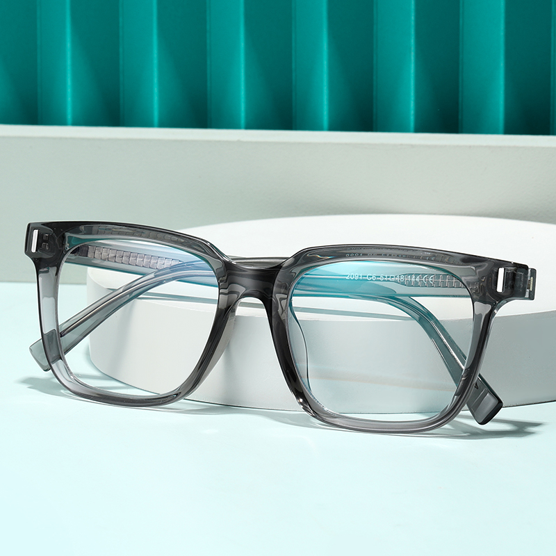 Tr90 óculos quadrados masculinos com bloqueio de luz azul, proteção contra radiação, óculos femininos transparentes da moda