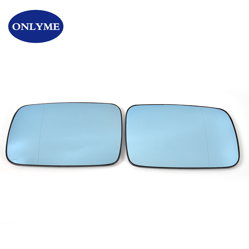 Niebieskie szerokokątne lusterko samochodowe do BMW 3 coupe E46 (1999 -2006), 7 E65 E66 E67 (2002 -2008) 51167028427   , 51167028428