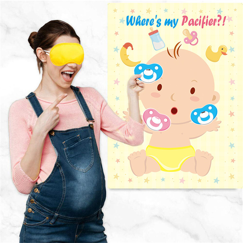 Baby Shower Party Baby Aufkleber Spiel Geschlecht offenbaren Party Atmosphäre Spiel Requisiten Baby Geschlecht offenbaren Party
