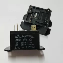 10 Buah/Lot Relai Baru SFD-112DM SFD112DM 12VDC DC12V 12V 30A 250VAC 4PIN