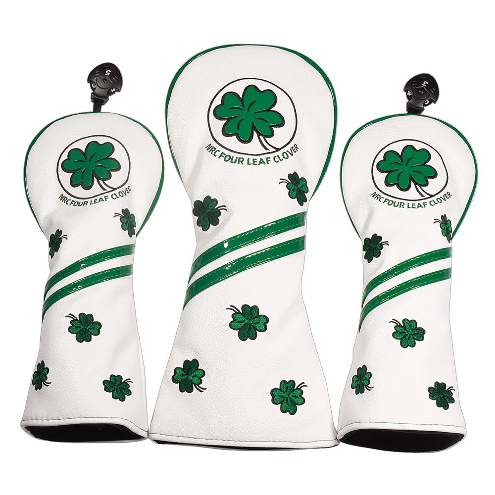 3Pcs Waterdichte Golf Club Head Cover Hybrid Ut Hout Driver Headcover
