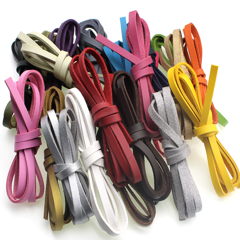 3, 4, 5, 8, 10, 12, 20 mm flaches Wildlederband, weiches PU-Lederband, Schnur, Seil für DIY-Handwerk, Halskette, Armband, Schmuckherstellung