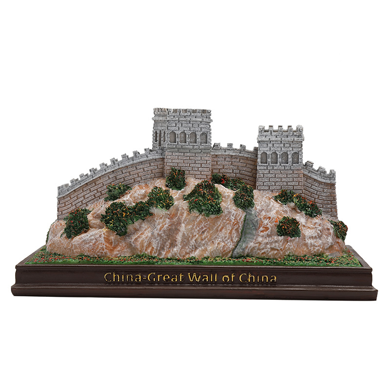 Artisanat créatif en résine de la Grande Muraille de Chine, célèbre dans le monde, modèle de repère, tourisme, souvenir, collection de cadeaux, décoration d'intérieur, offre spéciale