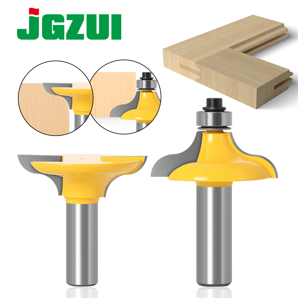 2PC 1/2' 12mm Shank Entry Door for Long Tenons Router Bit Woodworking Cutter Woodworking Bits Tenon Cutter for Woodworking Tools