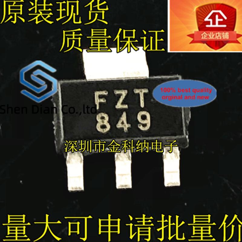 10pcs 100% 신품 재고 있음 FZT849 FZT849TA 바이폴라 트랜지스터 트랜지스터 SOT223 N 30V 7A SOT223