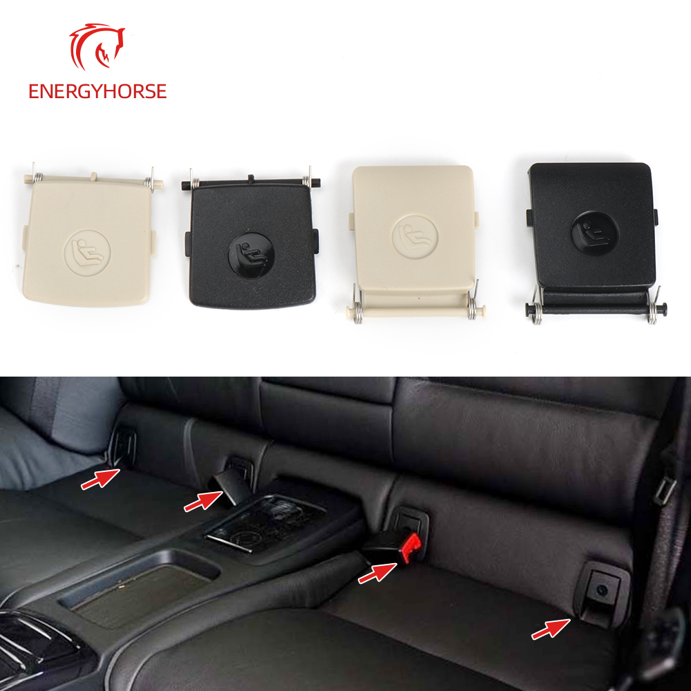 Untuk BMW M3 Belakang Mobil Kursi Anak Jangkar Keselamatan ISOFix Menutupi Trim untuk BMW 3 Series E92 E93 Penahan Anak seat Cover 52206970744